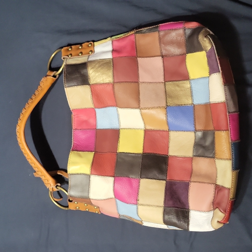 Stella & Max genuine patchwork handbag